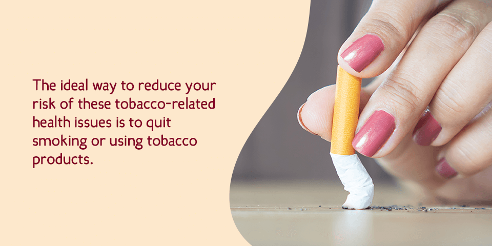 reduce risk of tobacco-related health issues